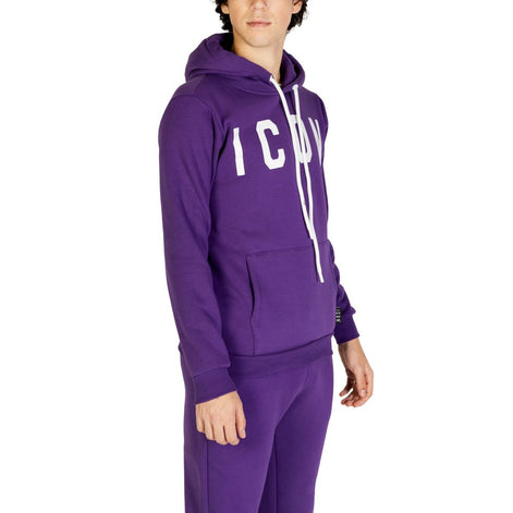Icon Purple Cotton Hoodie Icon