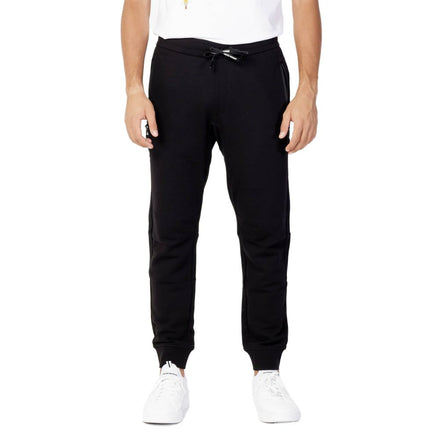 Armani Exchange Black Cotton Joggers (Workout Pants) Armani Exchange