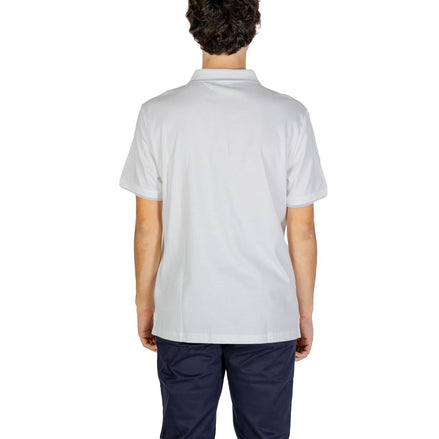 Calvin Klein Jeans White Cotton Polo Shirt Calvin Klein Jeans