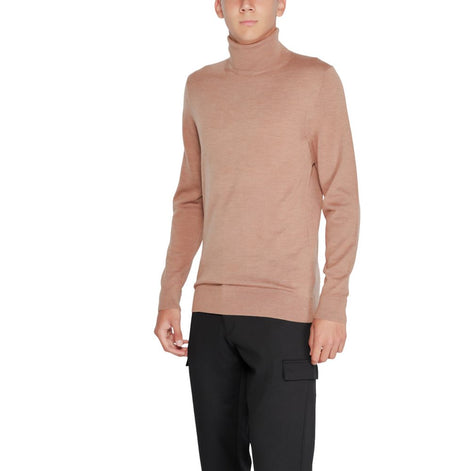 Calvin Klein Beige Wool Turtleneck Calvin Klein
