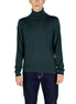 Calvin Klein Green Wool Turtleneck Calvin Klein