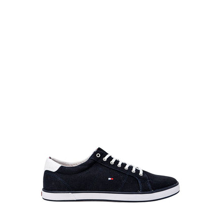 Tommy Hilfiger Blue Cotton Low Top Sneakers Tommy Hilfiger