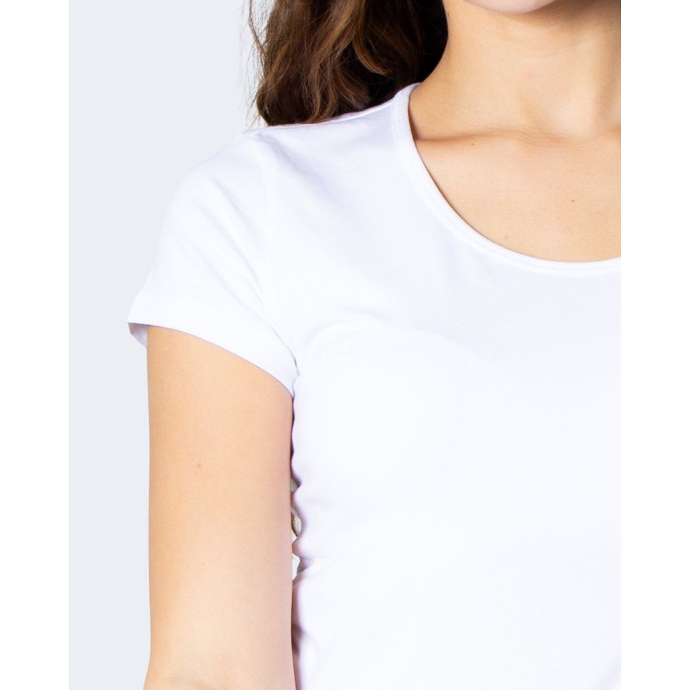 Only White Cotton T-Shirt Only