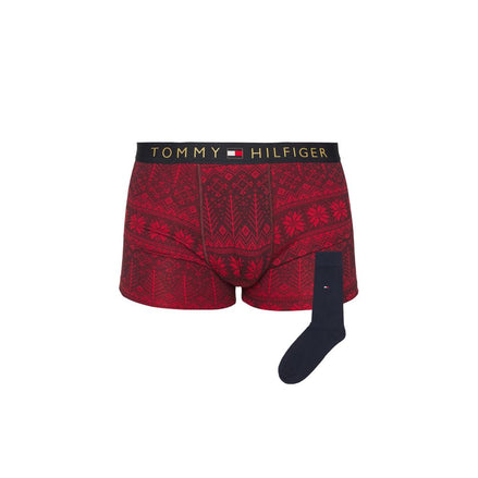 Tommy Hilfiger Bordeaux Cotton Boxers Tommy Hilfiger