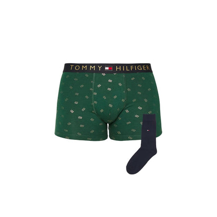 Tommy Hilfiger Green Cotton Boxers Tommy Hilfiger