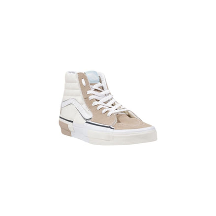 Vans Beige Leather High Top Sneakers Vans