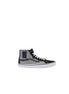 Vans Black And White Leather High Top Sneakers Vans