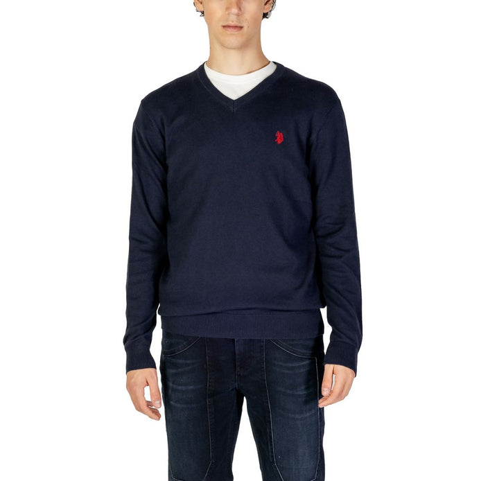 U.S. POLO ASSN. Blue Cotton Cashmere Sweater U.S. POLO ASSN.