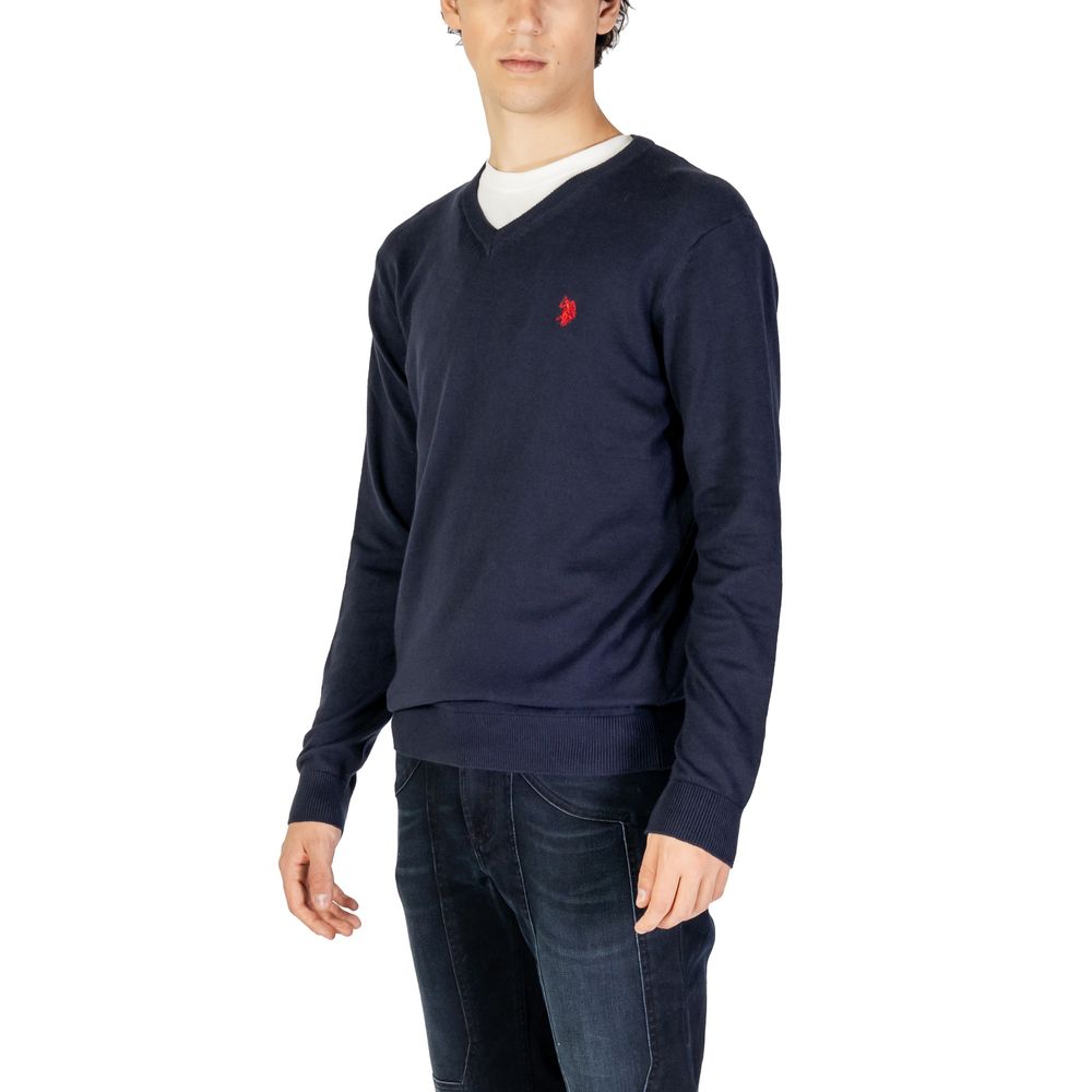 U.S. POLO ASSN. Blue Cotton Cashmere Sweater U.S. POLO ASSN.