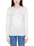 Guess White Cotton Sweatshirt Guess