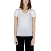 Guess White Cotton T-Shirt Guess