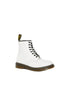 Dr. Martens White Leather Lace-Up Boots Dr. Martens