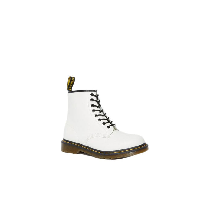 Dr. Martens White Leather Lace-Up Boots Dr. Martens