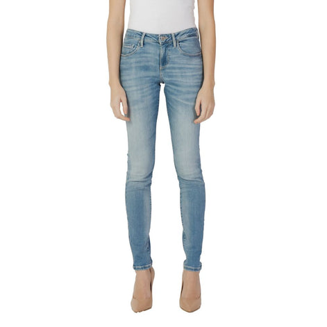 Guess Blue Cotton Skinny Jeans Guess
