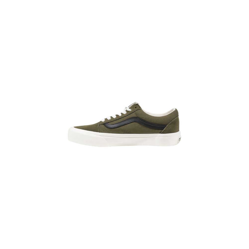 Vans Green Leather Low Top Sneakers Vans