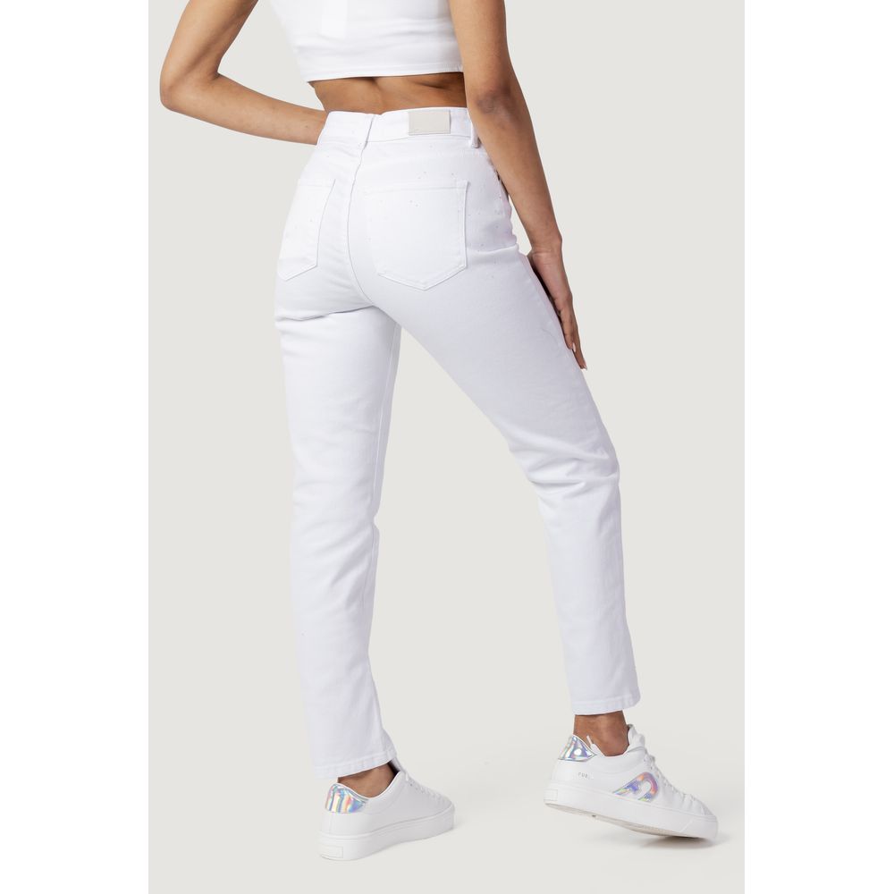 Only White Cotton Mom Jeans Only