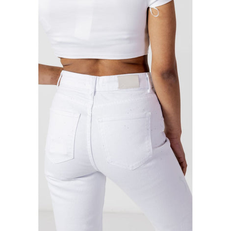 Only White Cotton Mom Jeans Only