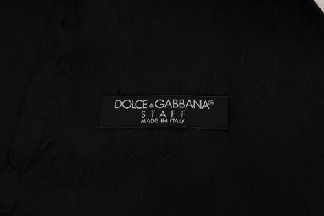Dolce & Gabbana Black STAFF Cotton Vest Dolce & Gabbana