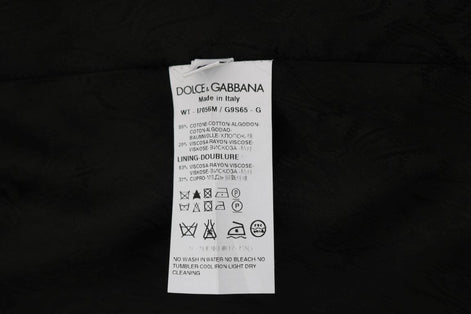 Dolce & Gabbana Black STAFF Cotton Vest Dolce & Gabbana