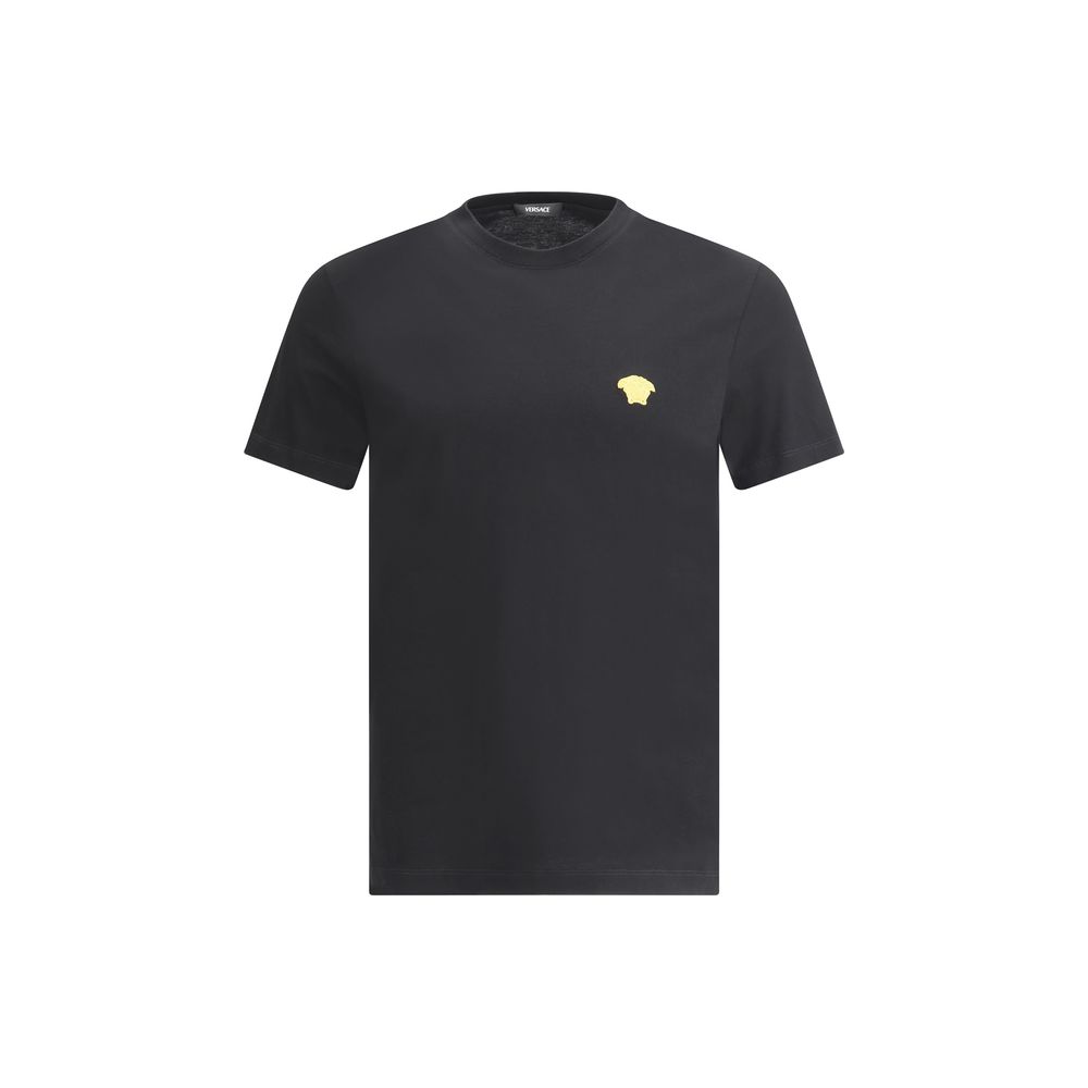 Versace Black Cotton T-Shirt Versace