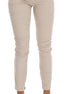 Ermanno Scervino Beige Slim Jeans Corduroy Skinny Pants Ermanno Scervino