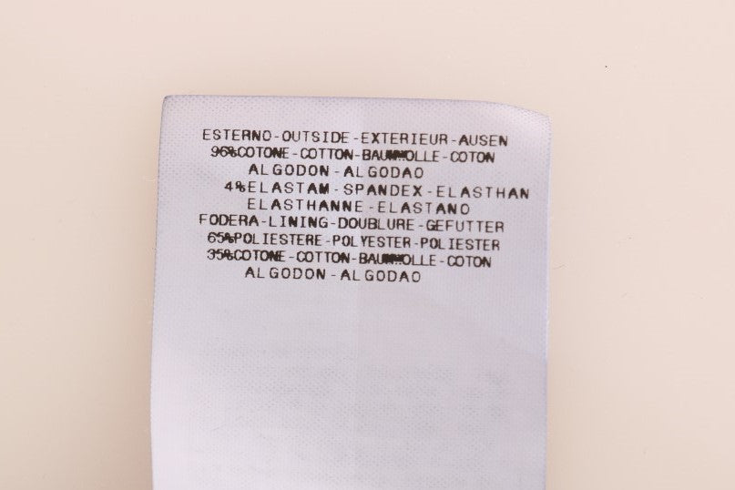 Ermanno Scervino Purple Corduroy Stretch Bootcut Pants Ermanno Scervino