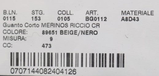 Dolce & Gabbana Black Leather Shearling Studded Gloves Dolce & Gabbana