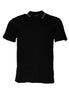 Versace Black Viscose Collared Polo Short Sleeves T-shirt Versace