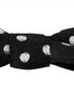 Dolce & Gabbana Black Polka Dots Adjustable Neck Bow Tie Dolce & Gabbana