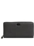 Dolce & Gabbana Dark Gray Leather DG Logo Zip Around Continental Wallet Dolce & Gabbana