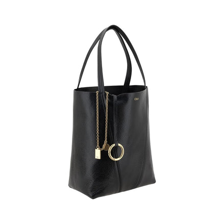 Chloé Black Calf Leather Bos Taurus Shoulder Bag Chloé