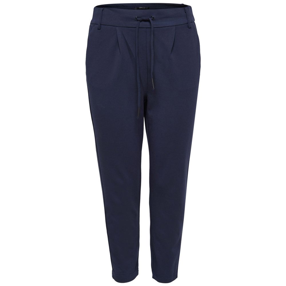 Only Blue Viscose Casual Pants Only