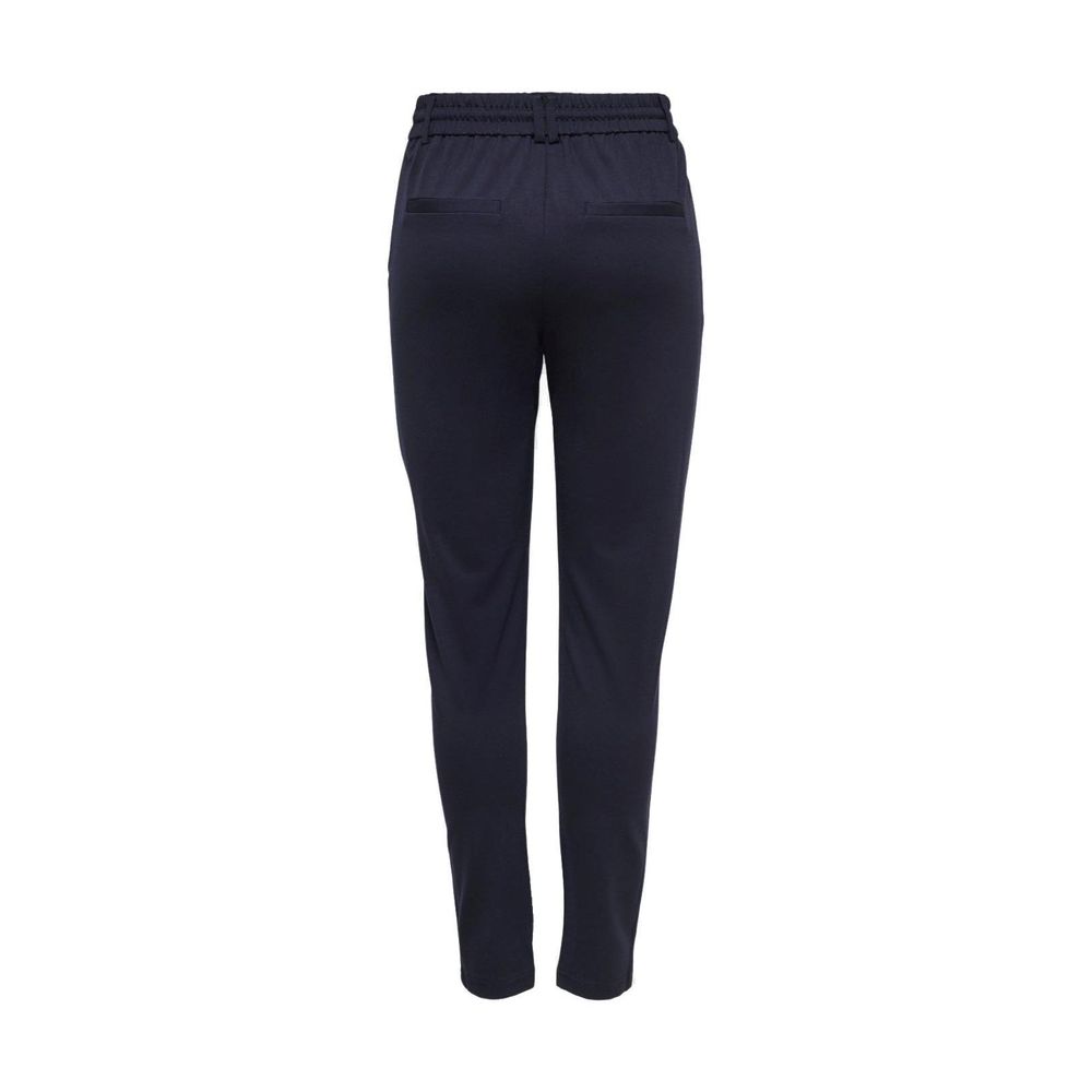Only Blue Viscose Casual Pants Only
