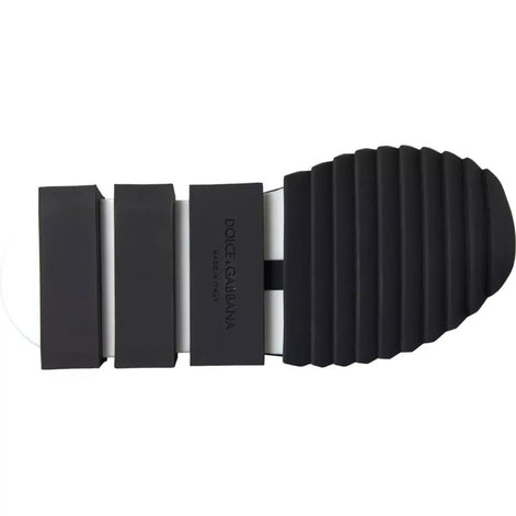 Dolce & Gabbana Black White Logo Sorrento Mens Sneakers Shoes Dolce & Gabbana