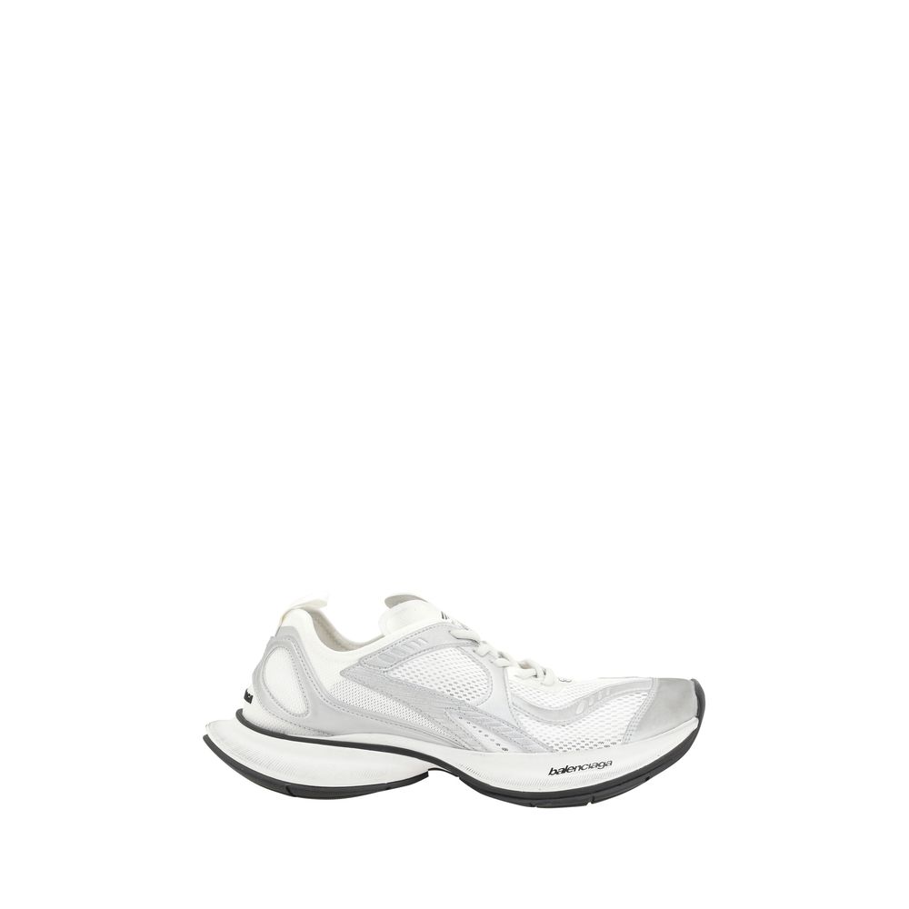 Balenciaga White Polyethylene Athletic Sneakers Balenciaga