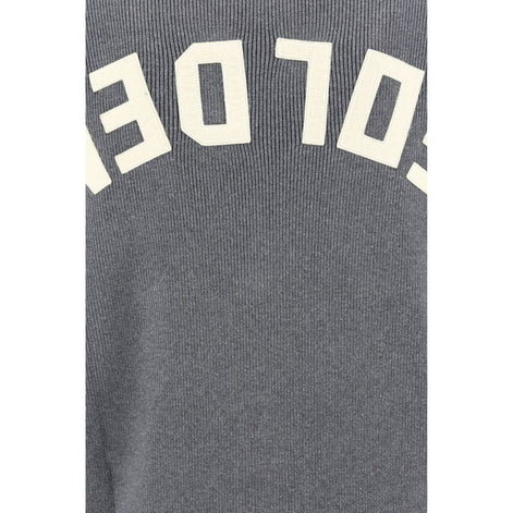 Golden Goose Gray Cotton Cardigan Golden Goose