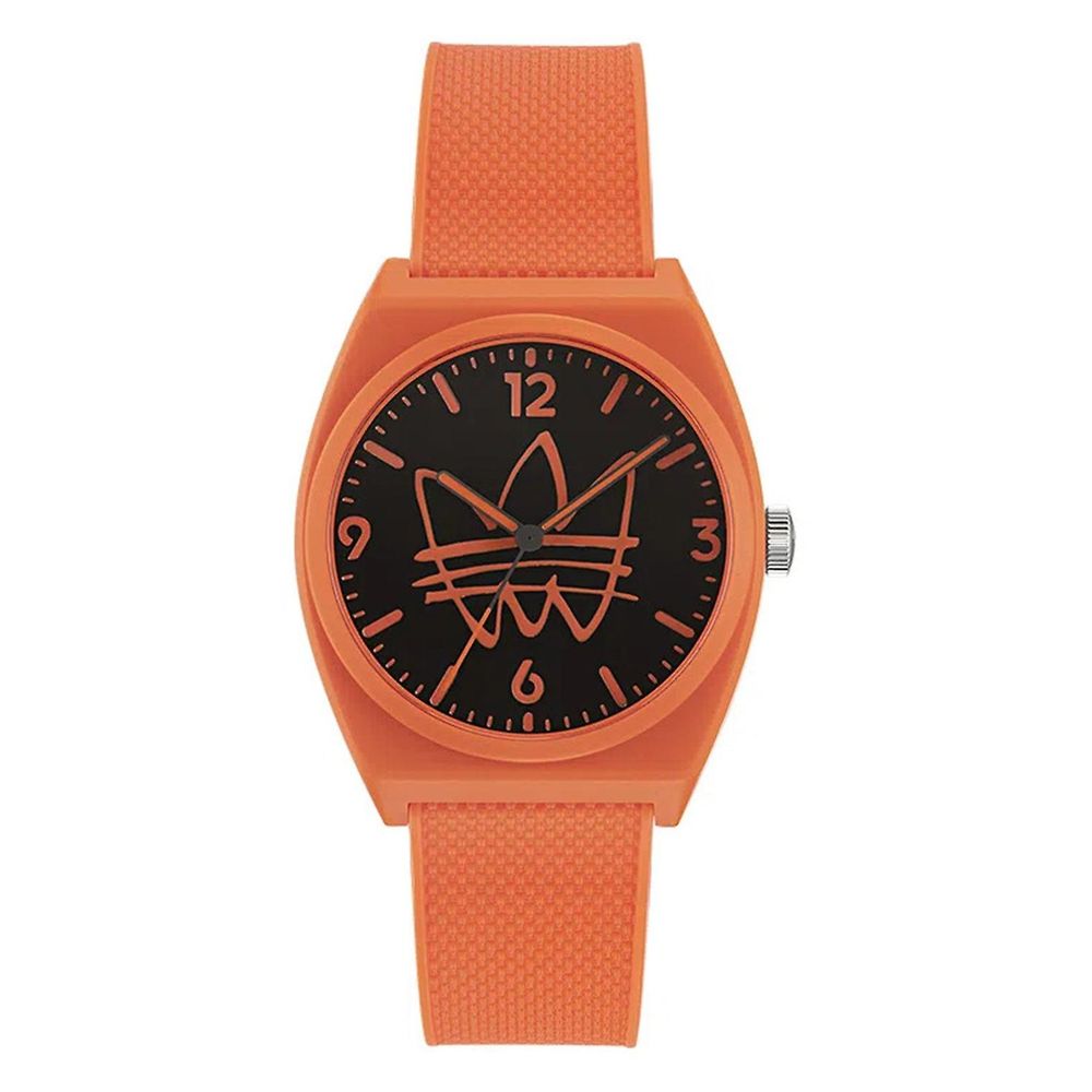 Adidas Orange Synthetic Sport Watch Adidas