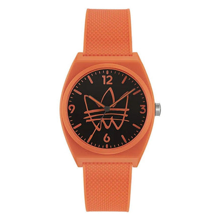 Adidas Orange Synthetic Sport Watch Adidas
