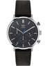 Adidas Black Leather Dress Watch Adidas