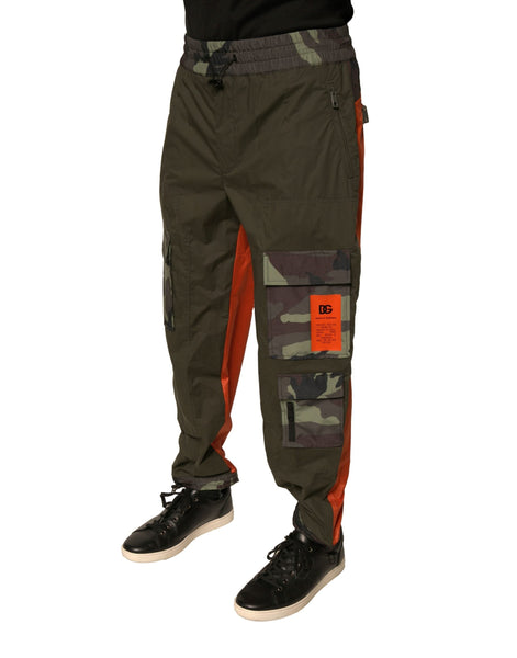 Dolce & Gabbana Multicolor Camouflage Jogger Cargo Pants Dolce & Gabbana