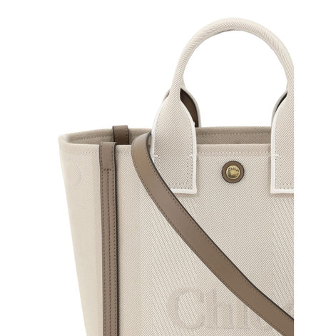 Chloé Beige Cotton Handbag Chloé