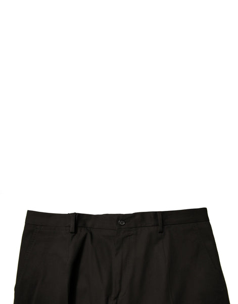 Dolce & Gabbana Black Cotton Men Cargo Casual Pants Dolce & Gabbana