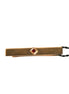 Dolce & Gabbana Gold Tone Brass Crystal Branded Tie Clip Bar Dolce & Gabbana