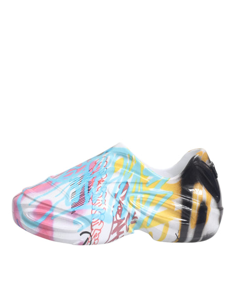 Dolce & Gabbana Multicolor Graffiti Daymaster Sneakers Shoes Dolce & Gabbana