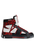 Dolce & Gabbana Multicolor Leather High Top Sneakers Shoes Dolce & Gabbana