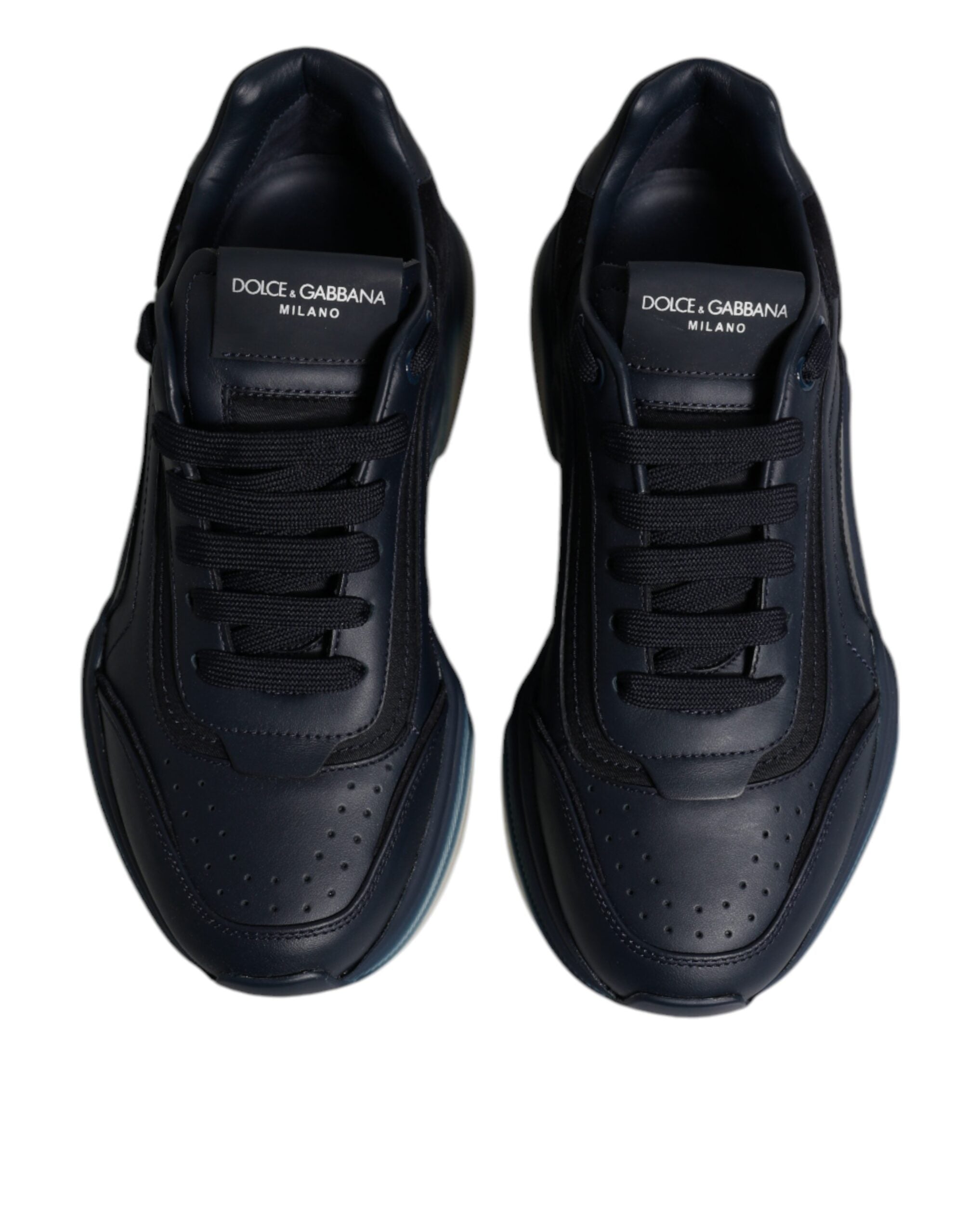 Dolce & Gabbana Navy Blue Daymaster Low Top Men Sneakers Shoes Dolce & Gabbana