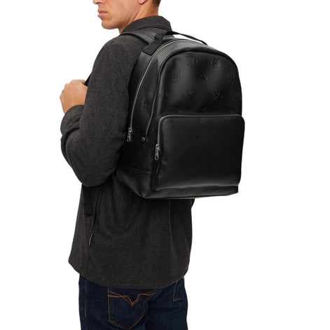 Calvin Klein Jeans Black Polyethylene Backpack Calvin Klein Jeans