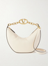 Valentino Garavani Ivory Leather Small Hobo Vlogo Shoulder Bag Valentino Garavani
