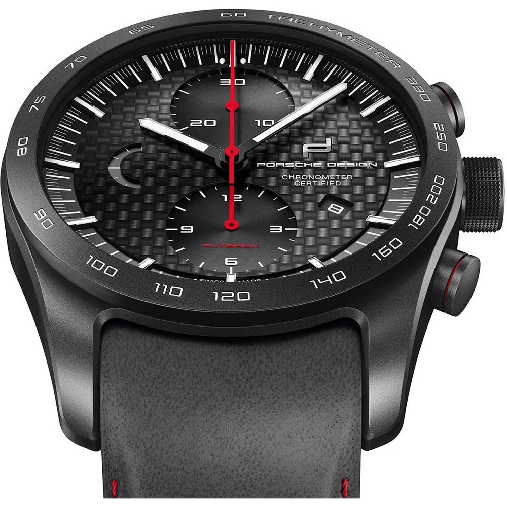 Porsche Design Black Leather Sport Watch Porsche Design
