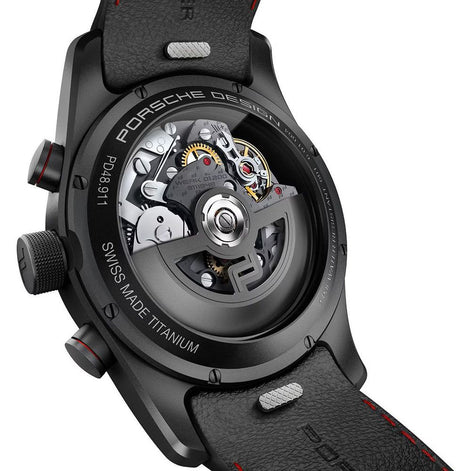 Porsche Design Black Leather Sport Watch Porsche Design